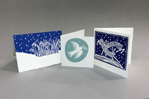 Linocut Christmas Cards
