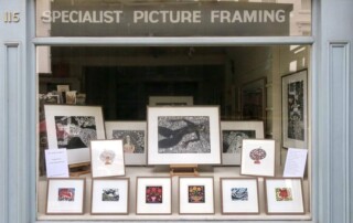 Rowley Gallery Window Display