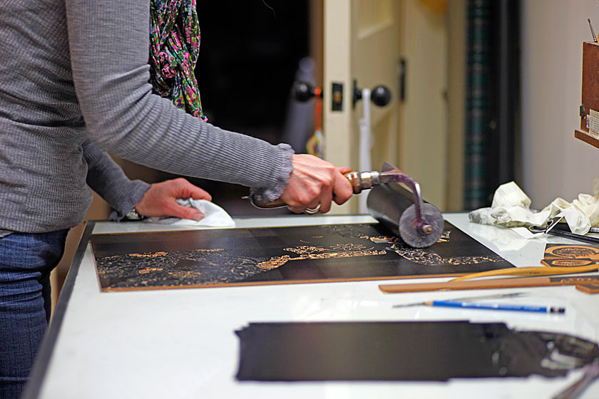 Linocut Process
