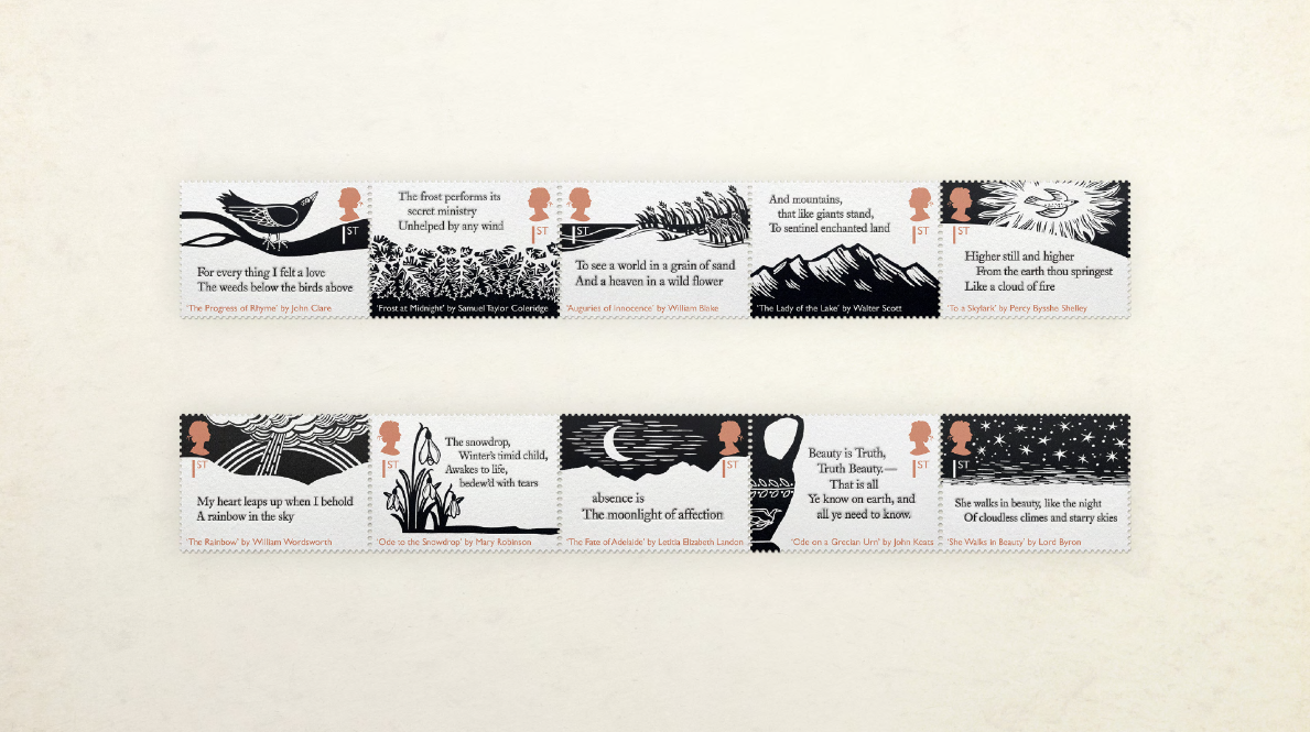 Romantic-poets_royal-mail Royal Mail - Romantic Poets Stamps