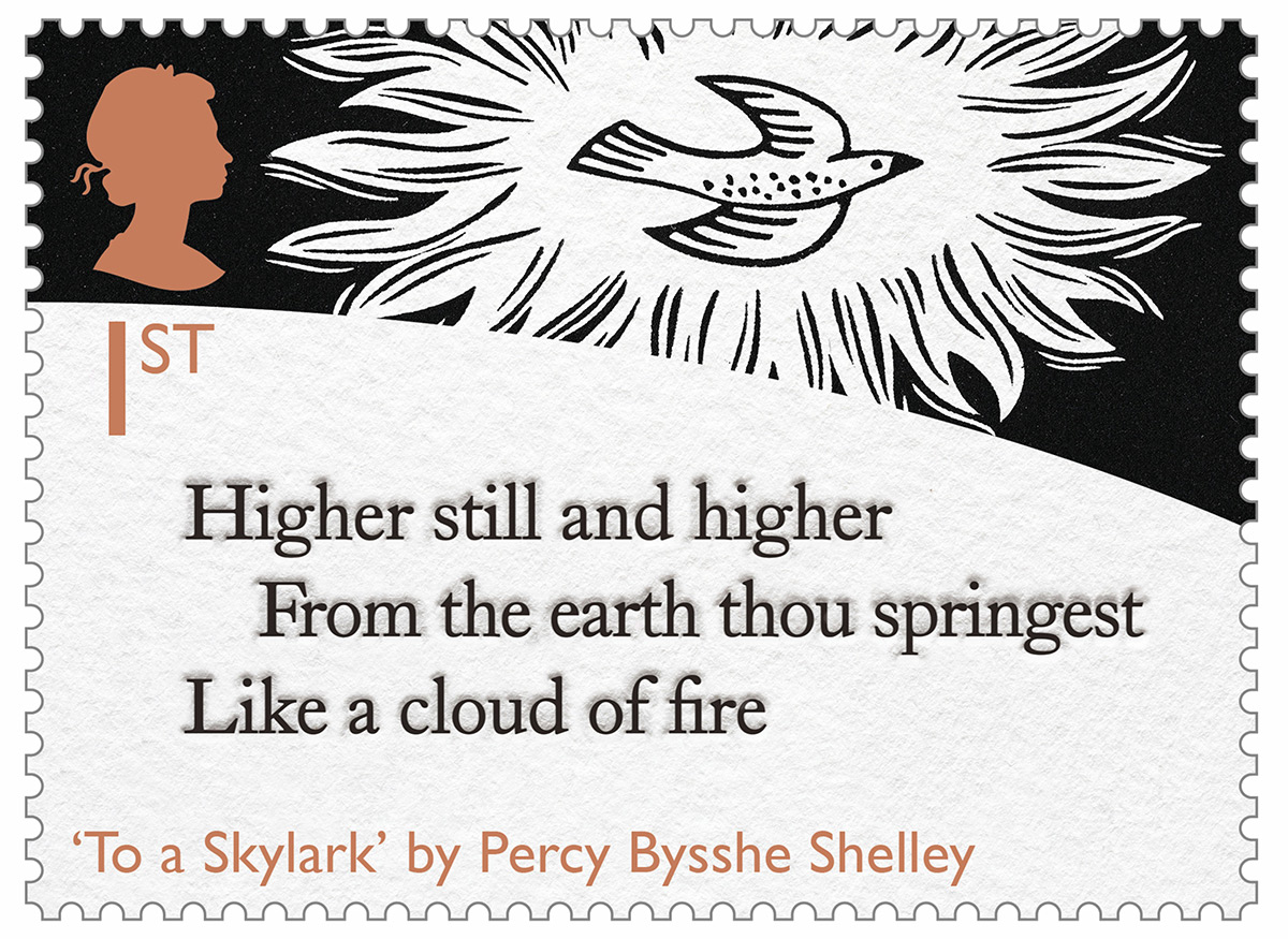 The-Romantic-Poets-To-a-skylark—stamp The Romantic Poets - To a skylark